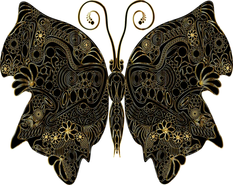 Butterfly Insect Design Stickdatei – Tiere