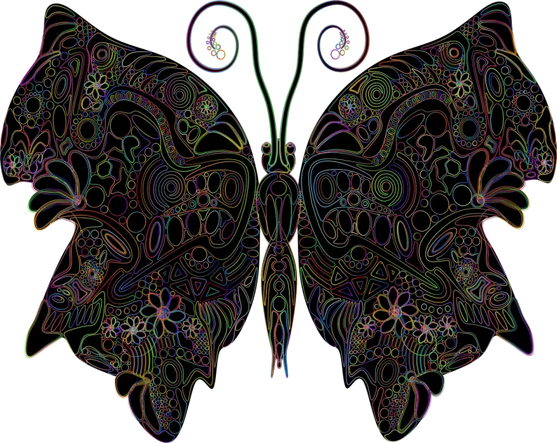 Butterfly Insect Design Stickdatei – Tiere