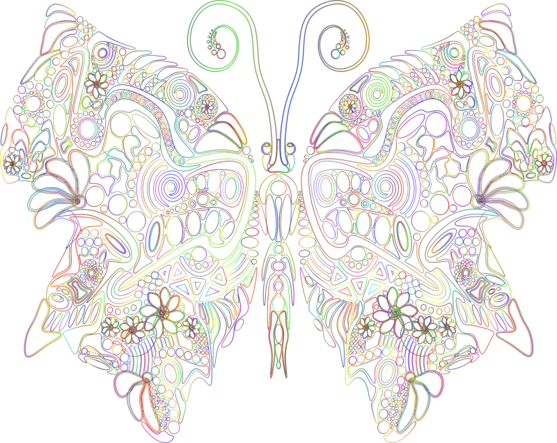 Butterfly Insect Design Stickdatei – Tiere