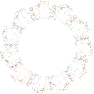 Musicians Frame Border Stickdatei