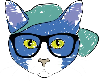 Cat Feline Cartoon Stickdatei