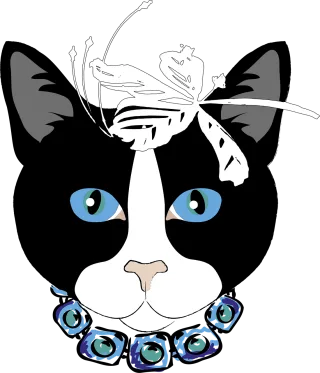 Cat Animal Cat face Stickdatei