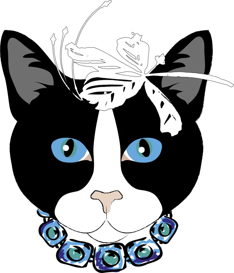 Cat Animal Cat face Stickdatei – Kinder