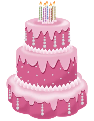 Cake Birthday cake Food Stickdatei – Essen & Trinken