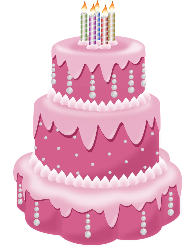 Cake Birthday cake Food Stickdatei – Essen & Trinken