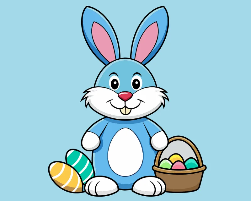 Easter bunny Rabbit Bunny Stickdatei – Tiere