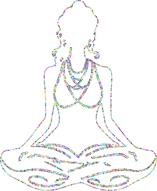 Yoga Meditation Exercise Stickdatei