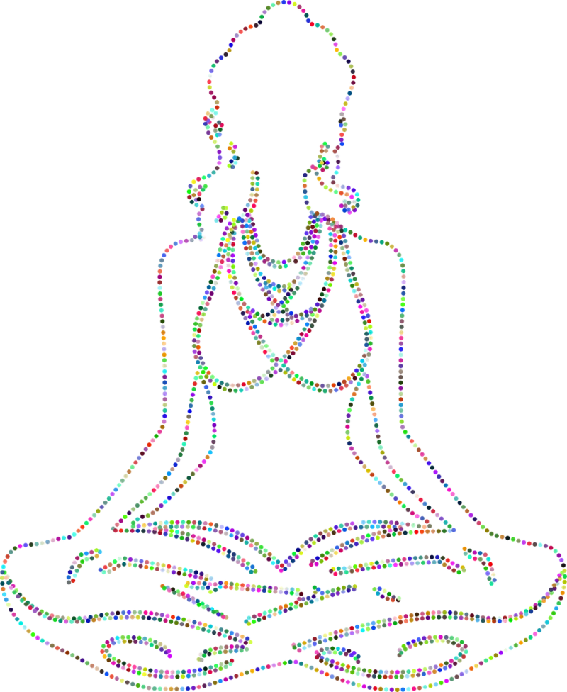 Yoga Meditation Exercise Stickdatei – Sport