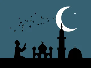 Ramadan Islam Prayer Stickdatei