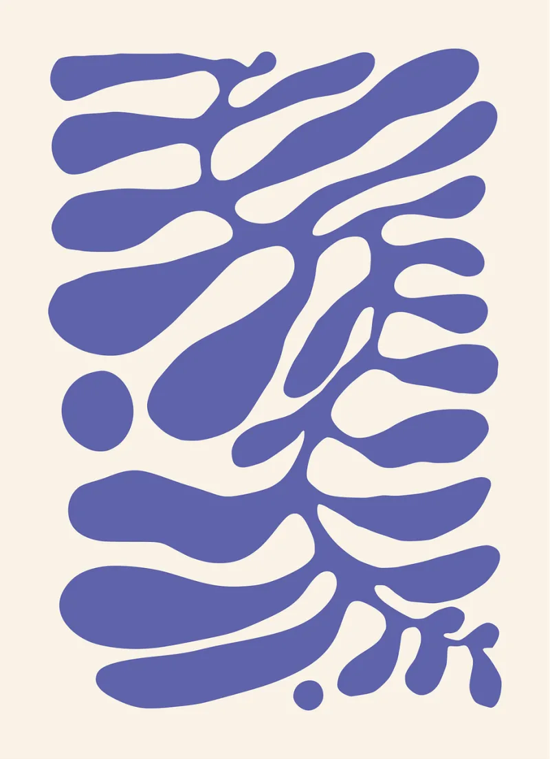 Graphic Abstract Modern Stickdatei – Blumen