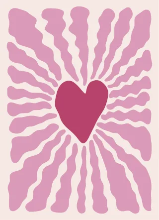 Heart Graphic Ornament Stickdatei