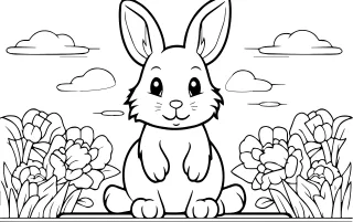 Ai generated Beautiful flowers Easter Stickdatei