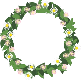 Wreath Nature Price collar Stickdatei