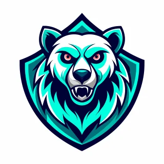 Ai generated Nature Bear Stickdatei
