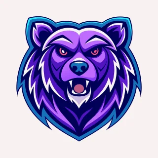 Ai generated Bear Nature Stickdatei