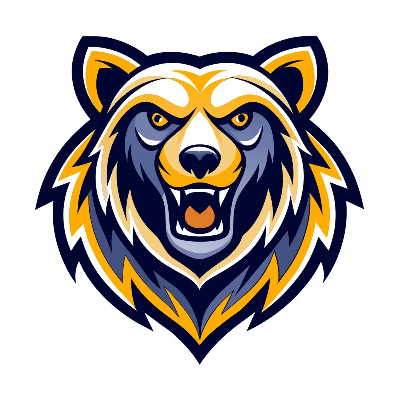Ai generated Bear Head Stickdatei – Tiere