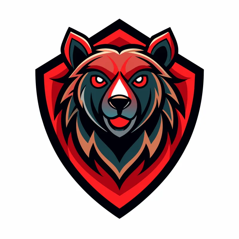 Ai generated Bear Head Stickdatei – Tiere