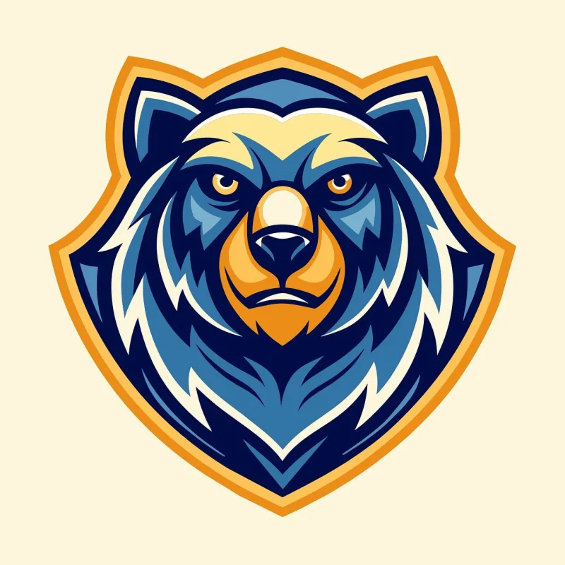 Ai generated Bear Head Stickdatei – Tiere