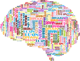 Brain Mind Typography Stickdatei – Natur