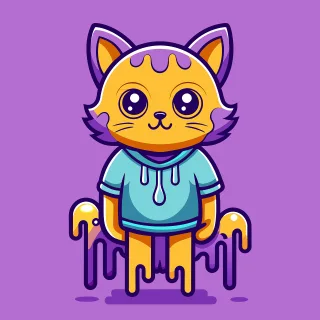 Ai generated Cat Kitten Stickdatei