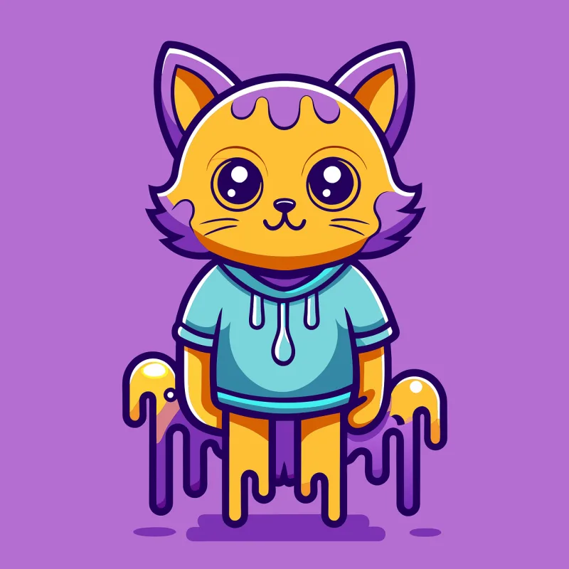 Ai generated Cat Kitten Stickdatei – Tiere