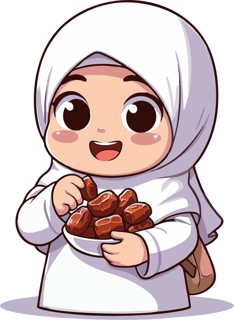 Ai generated Hijab Muslimah Stickdatei – Essen & Trinken