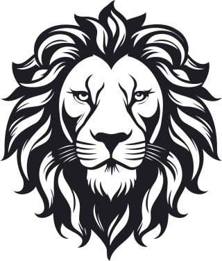 Ai generated Nature Lion Stickdatei
