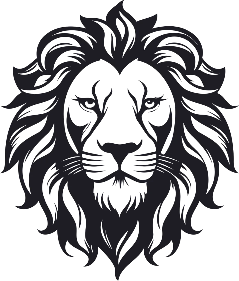 Ai generated Nature Lion Stickdatei – Tiere