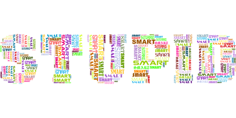 Smart Typography Word cloud Stickdatei – Natur
