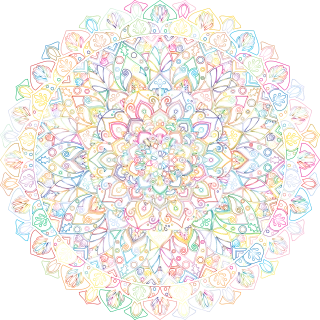 Mandala Floral Flourish Stickdatei