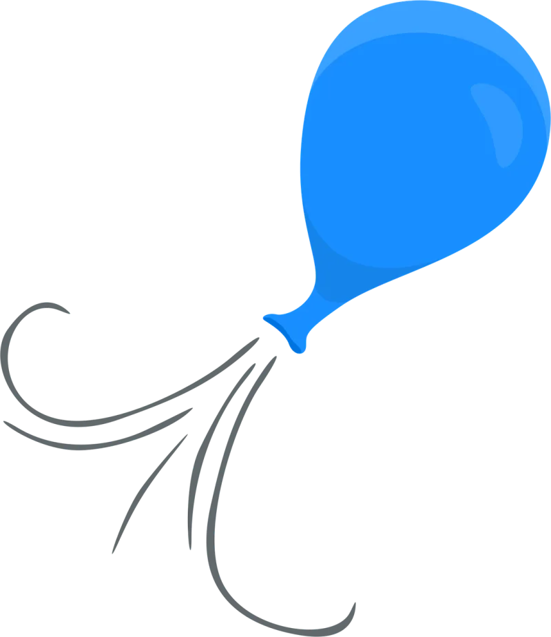 Balloon Deflate Fly Stickdatei – Kinder