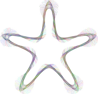 Star Geometric Nature Stickdatei