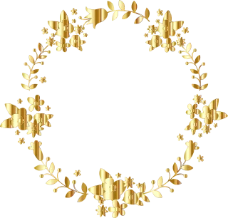 Wreath Frame Border Stickdatei