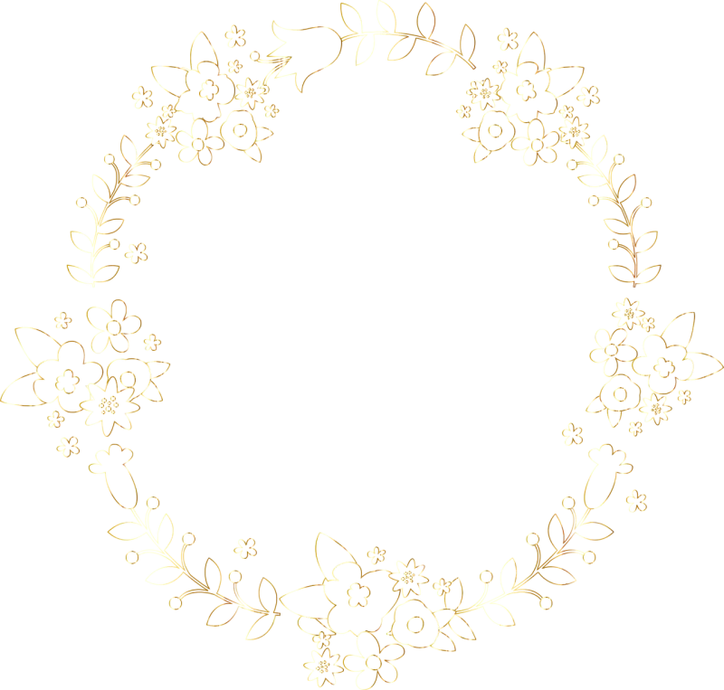 Wreath Frame Nature Stickdatei – Weihnachten