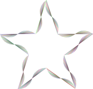 Star Geometric Shape Stickdatei – Weihnachten