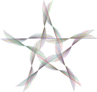 Star Geometric Shape Stickdatei