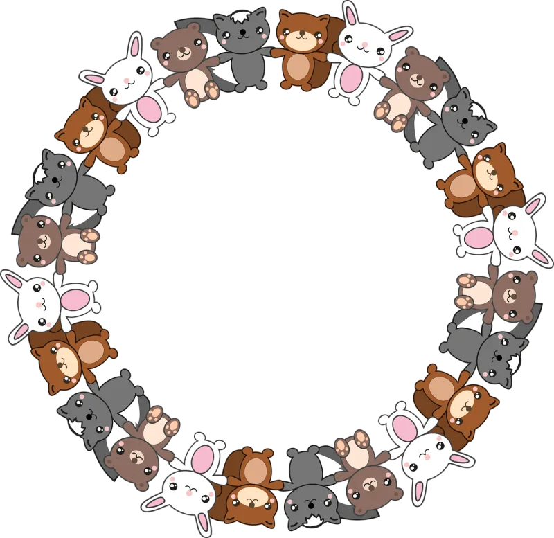 Wildlife Nature Cute Stickdatei – Tiere