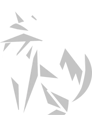 Fox Animal Low poly Stickdatei
