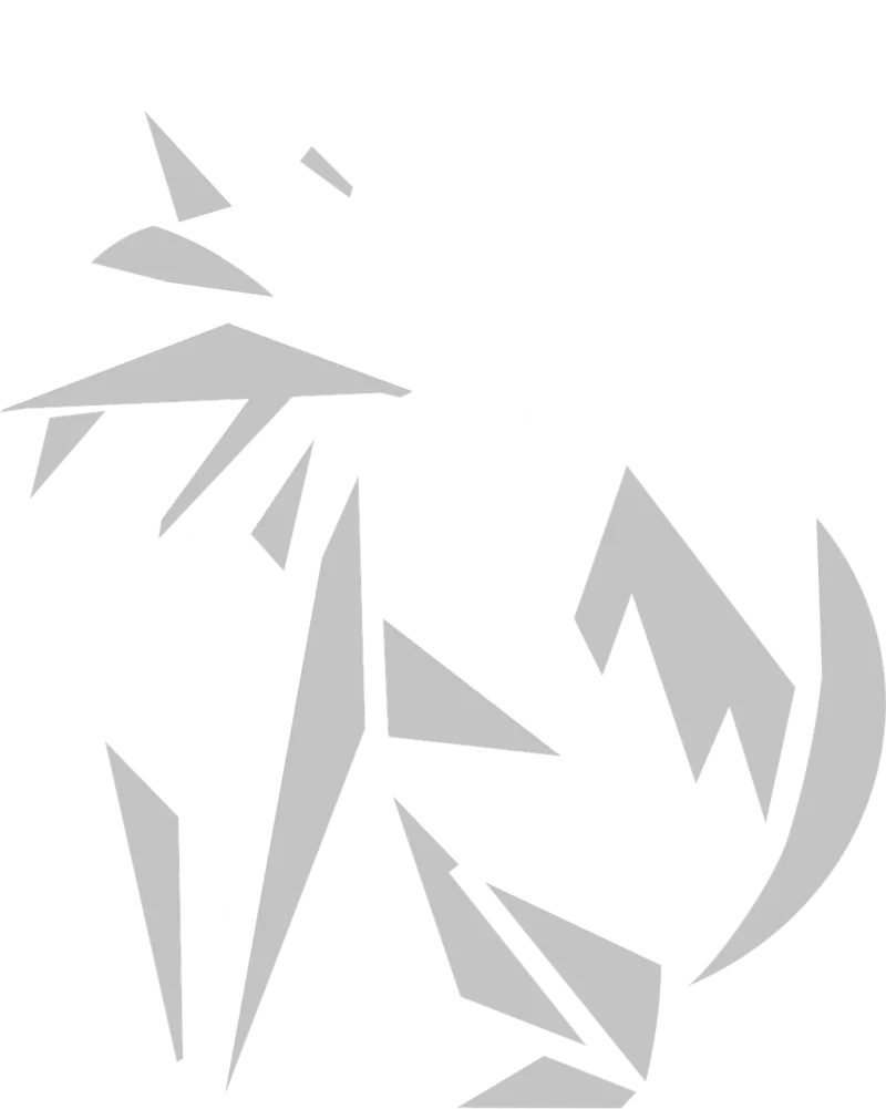 Fox Animal Low poly Stickdatei – Tiere