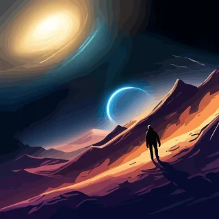 Ai generated Universe Cosmos Stickdatei