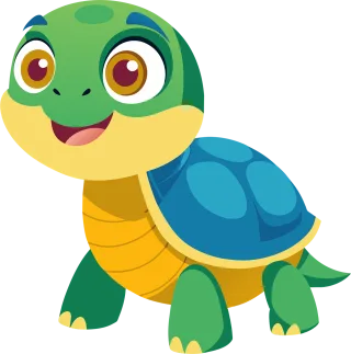 Created by ai Turtle Shell Stickdatei