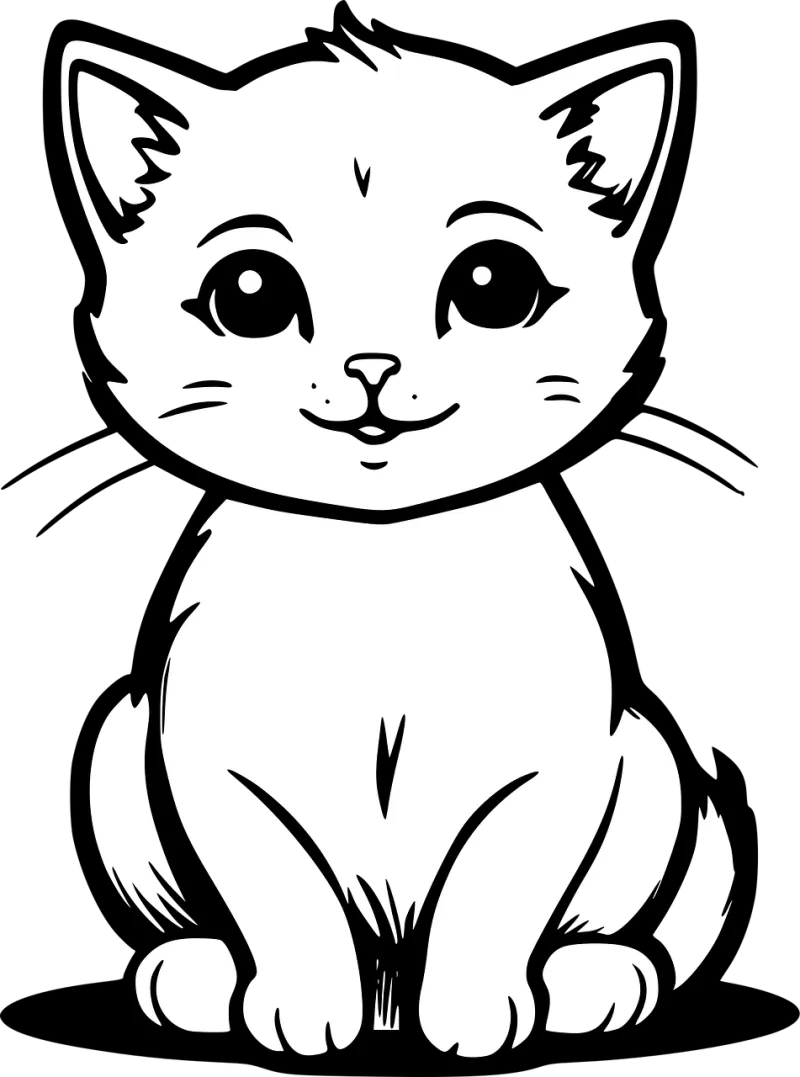 Cat Animal Pet Stickdatei – Tiere