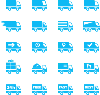Trucks Transport Transportation Stickdatei