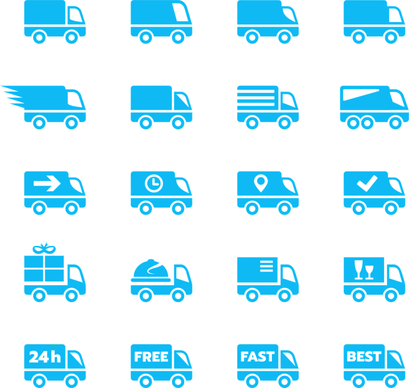 Trucks Transport Transportation Stickdatei – Fahrzeuge