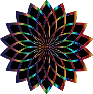Mandala Rosette Nature Stickdatei – Kinder