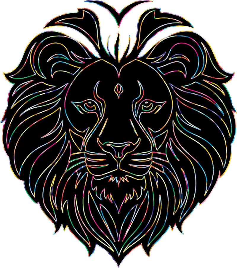Lion Feline Big cat Stickdatei – Tiere
