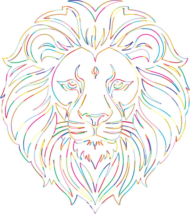 Lion Feline Big cat Stickdatei – Tiere