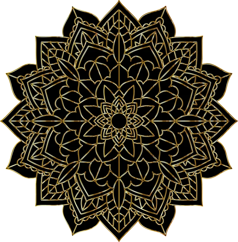 Mandala Flower Nature Stickdatei – Blumen