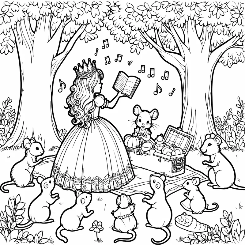 Ai generated Woman Princess Stickdatei – Kinder