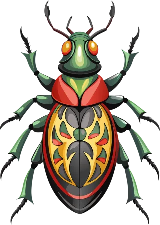 Insect Beetle Ai generated Stickdatei